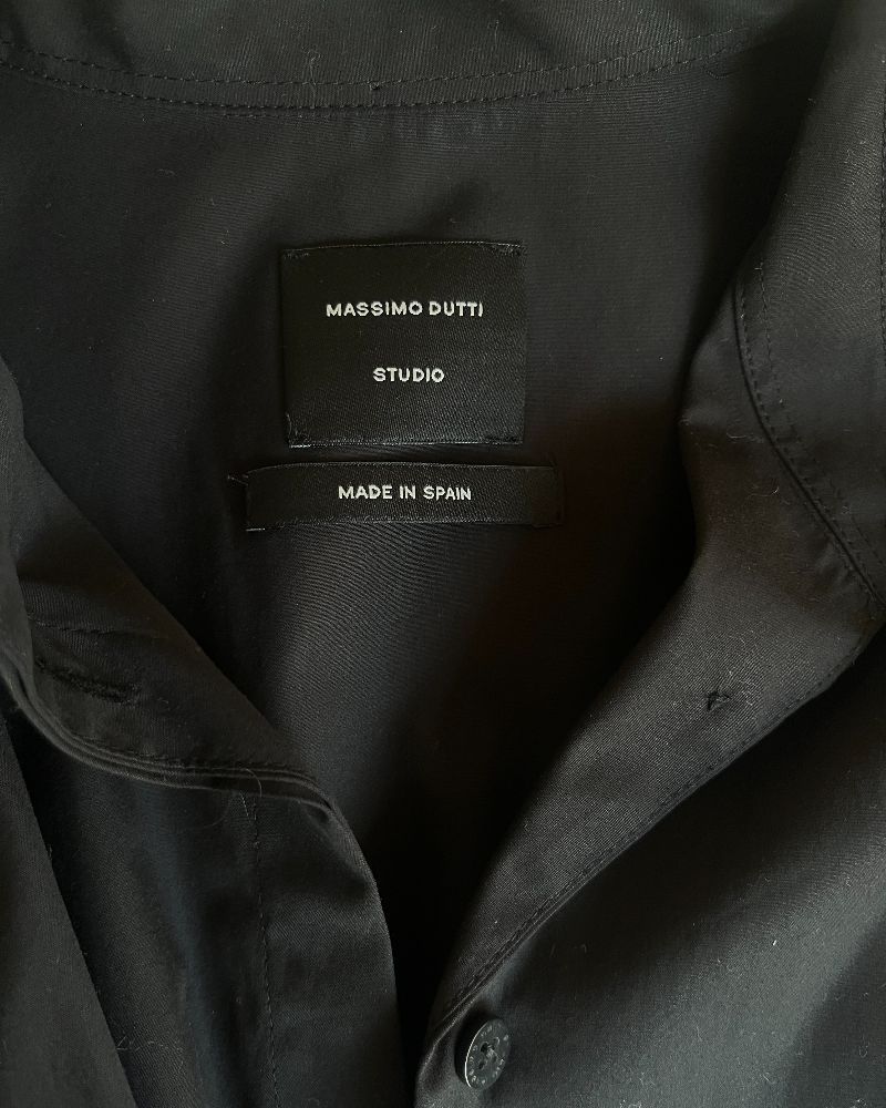 Camisa crop Massimo Dutti