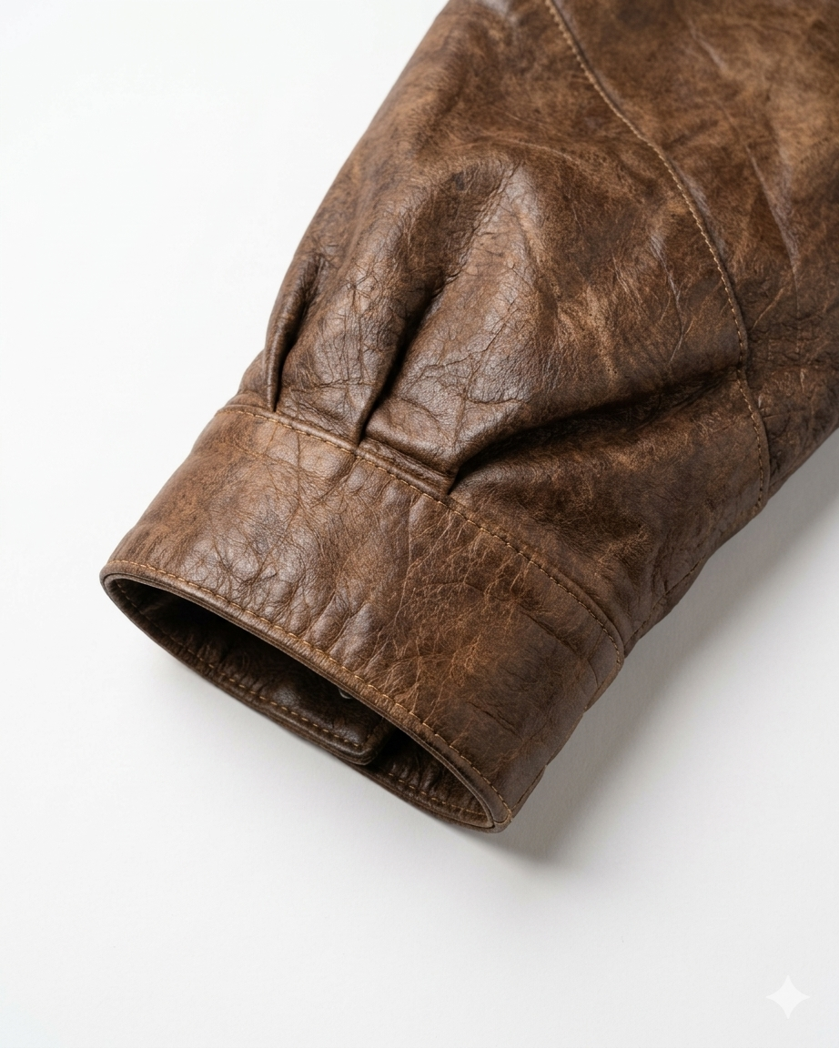 Campera bomber cuero