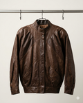 Campera bomber cuero