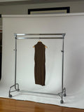 vestido plisé sin mangas