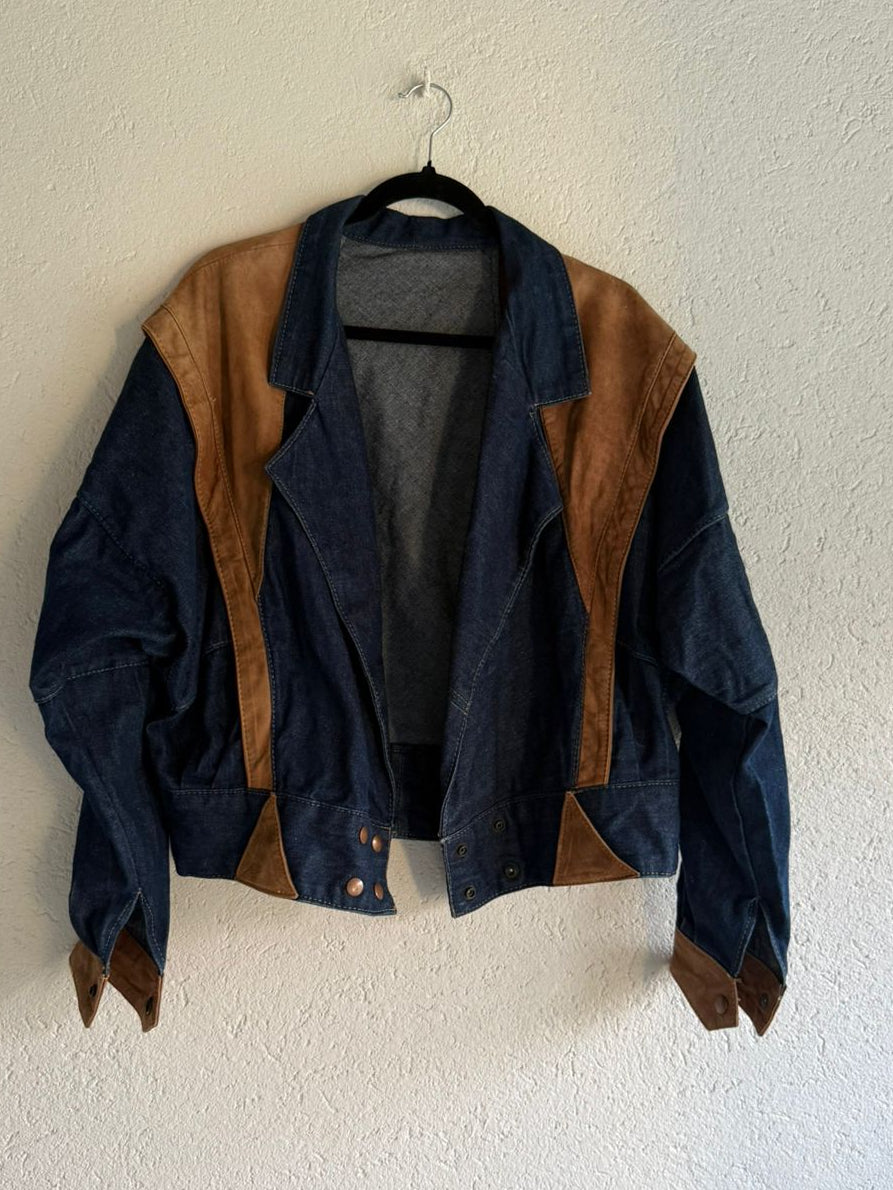 SECOND HAND - campera jean y parches