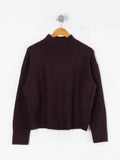 Sweater polera - bordó