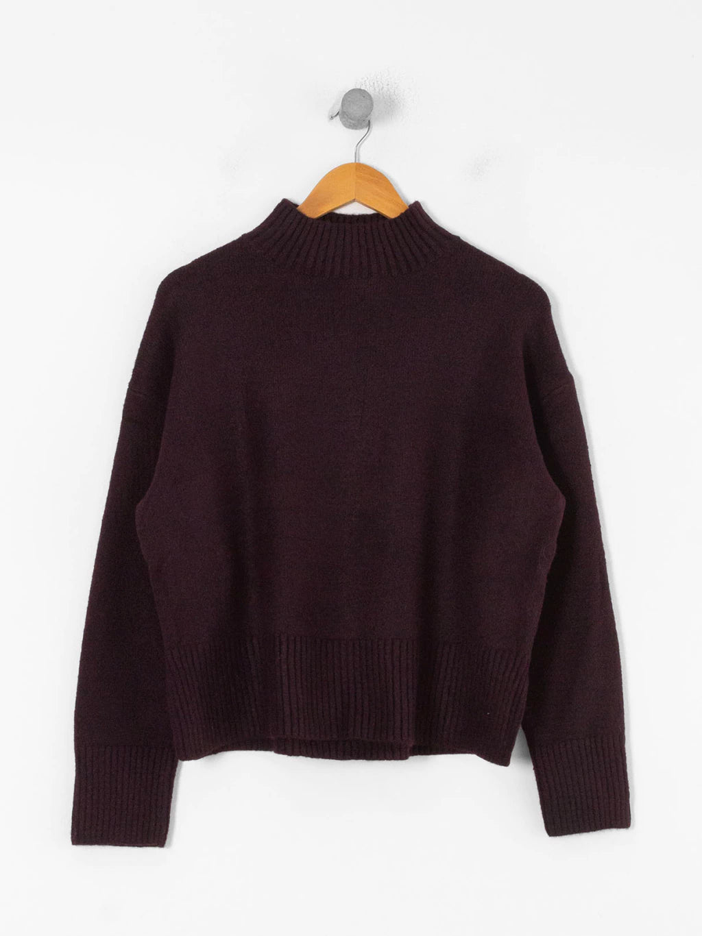 Sweater polera - bordó